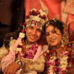 Newly married couple