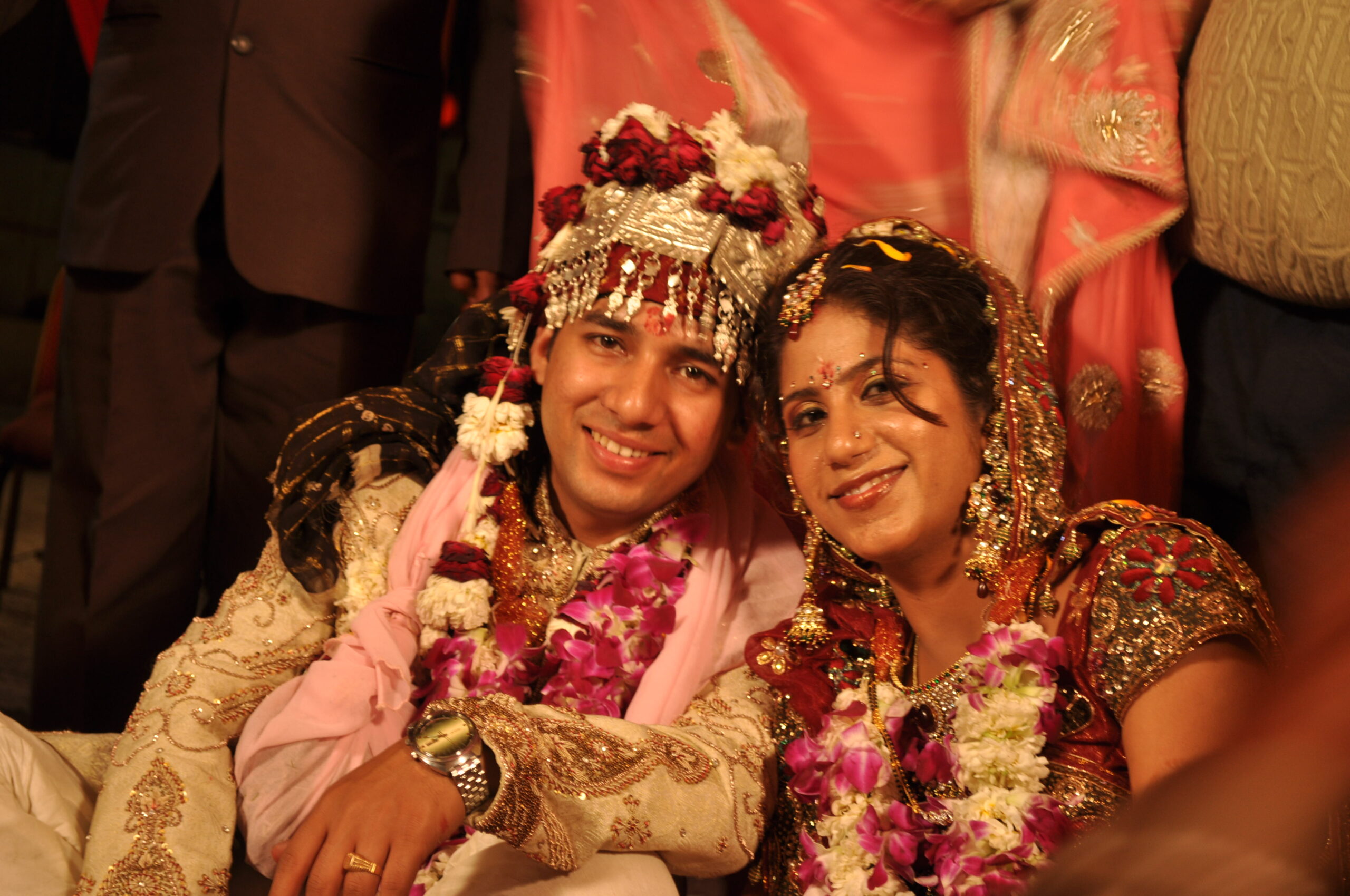 Newly married couple